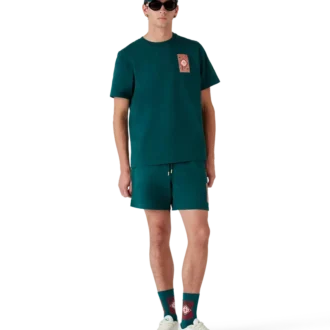 Short de survêtement avec logo gothique