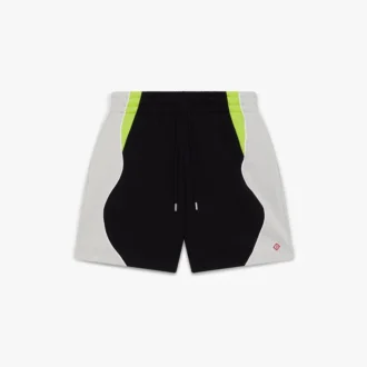 Short de survêtement à blocs de couleur