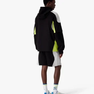 Short de survêtement à blocs de couleur