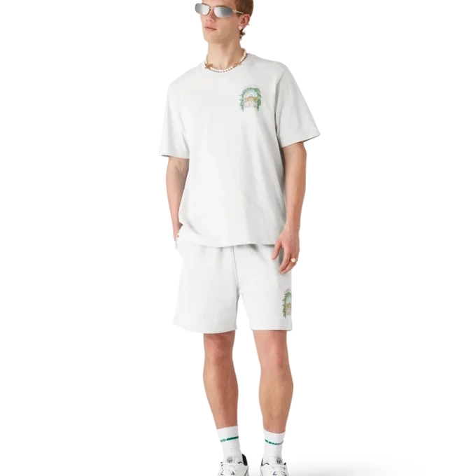 Short de survêtement gris L’arche Short de survêtement gris L’arche