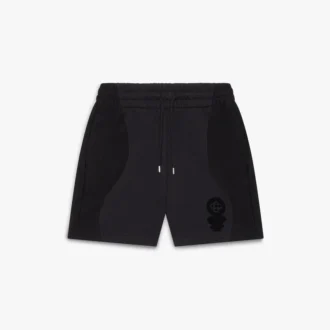 Short de survêtement à imprimé floqué du logo Squash