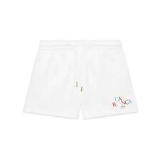 Short de survêtement à logo superposé