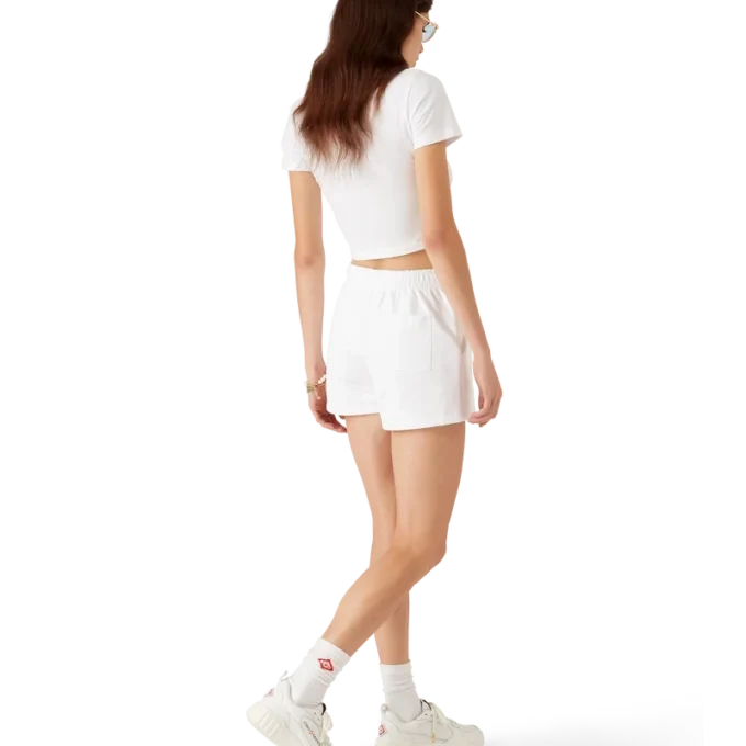 Short de survêtement à logo superposé