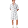 Short de survêtement à motif jacquard Short de survêtement à motif jacquard
