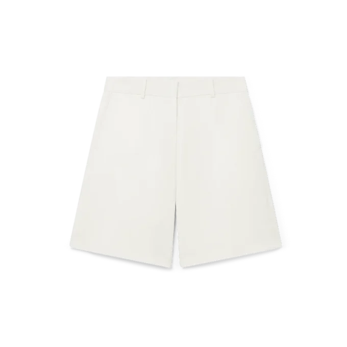 Shorts ajustés décontractés en laine Shorts ajustés décontractés en laine