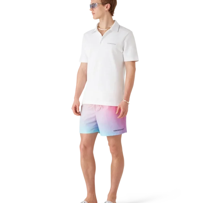 Shorts de bain à imprimé dégradé Shorts de bain à imprimé dégradé