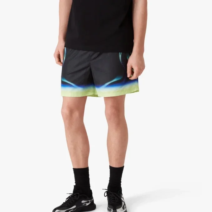 Shorts de bain imprimé Sporchid noir