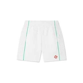 Shorts de sport à détails laser