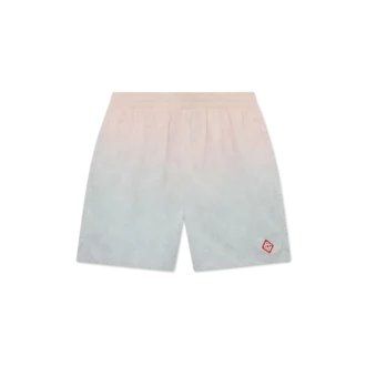 Shorts de sport à détails laser dégradés