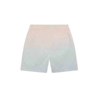 Shorts de sport à détails laser dégradés