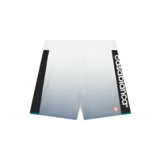 Shorts de survêtement à dégradé argenté