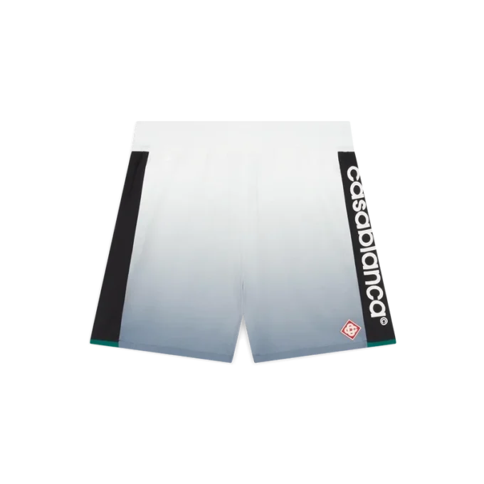 Shorts de survêtement à dégradé argenté Shorts de survêtement à dégradé argenté
