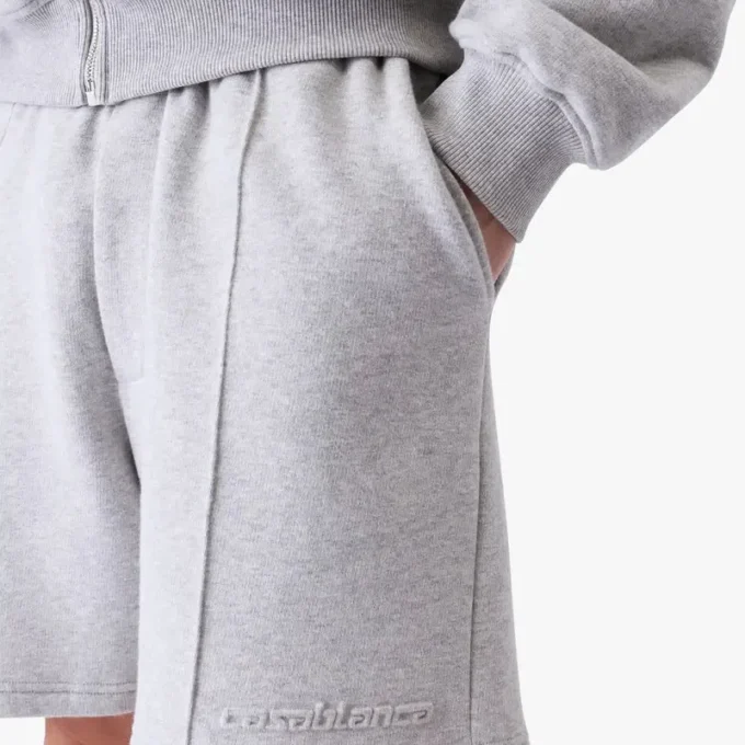 Shorts de survêtement en mélange de cachemire Shorts de survêtement en mélange de cachemire