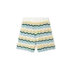 Shorts en bouclé ondulé Shorts en bouclé ondulé