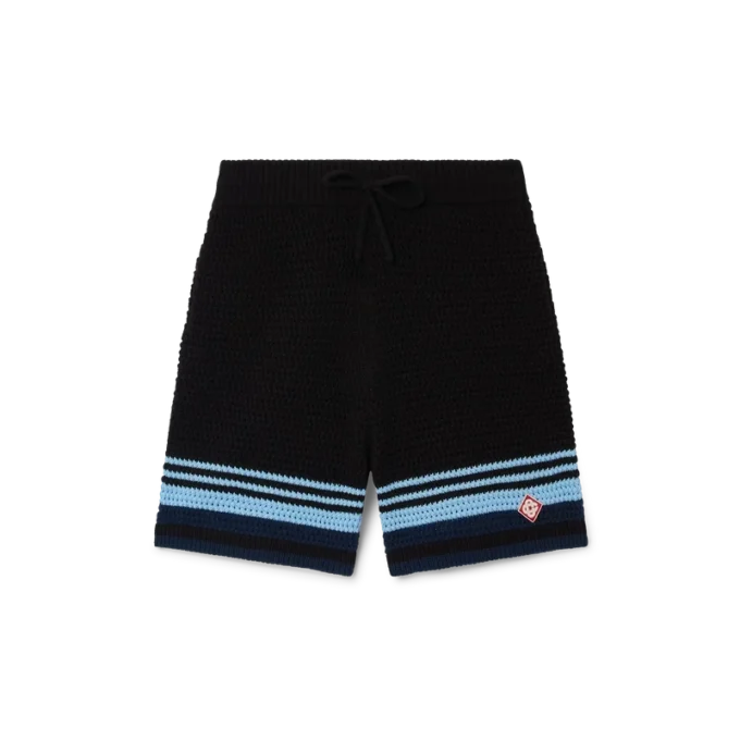 Shorts en coton crocheté Tennis Shorts en coton crocheté Tennis