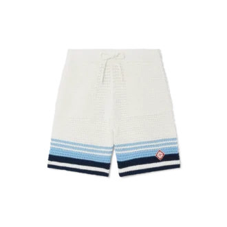 Shorts en coton crocheté Tennis Shorts en coton crocheté Tennis