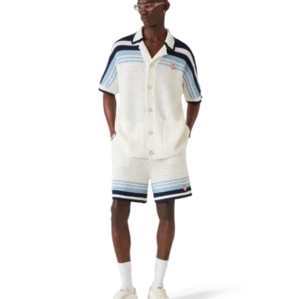 Shorts en coton crocheté Tennis Shorts en coton crocheté Tennis