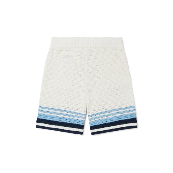 Shorts en coton crocheté Tennis Shorts en coton crocheté Tennis