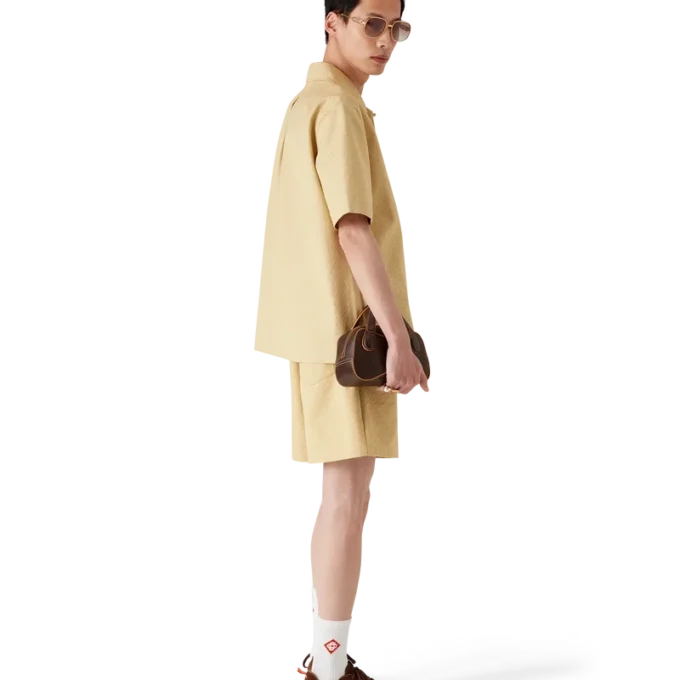 Shorts en coton jacquard Monogram Shorts en coton jacquard Monogram