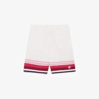 Shorts en crochet blanc