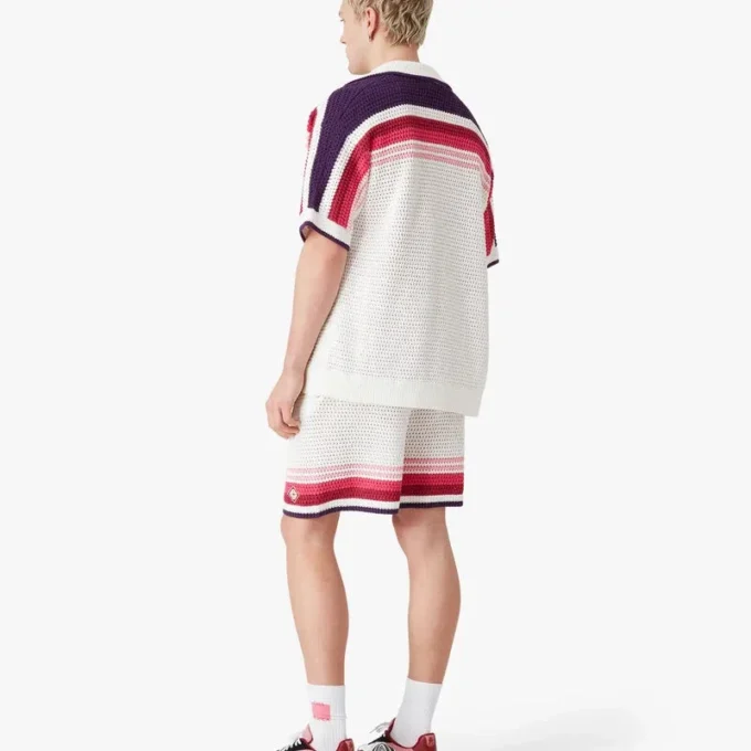 Shorts en crochet blanc