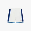 Shorts en crochet blanc et bleu