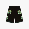 Shorts en crochet brodé Glitch Orchid Shorts en crochet brodé Glitch Orchid