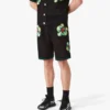 Shorts en crochet brodé Glitch Orchid Shorts en crochet brodé Glitch Orchid