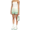 Shorts en crochet à dégradé ondulé Shorts en crochet à dégradé ondulé