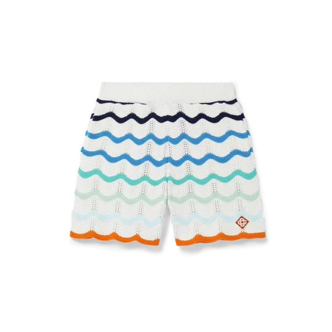 Shorts en crochet Gradient Wave