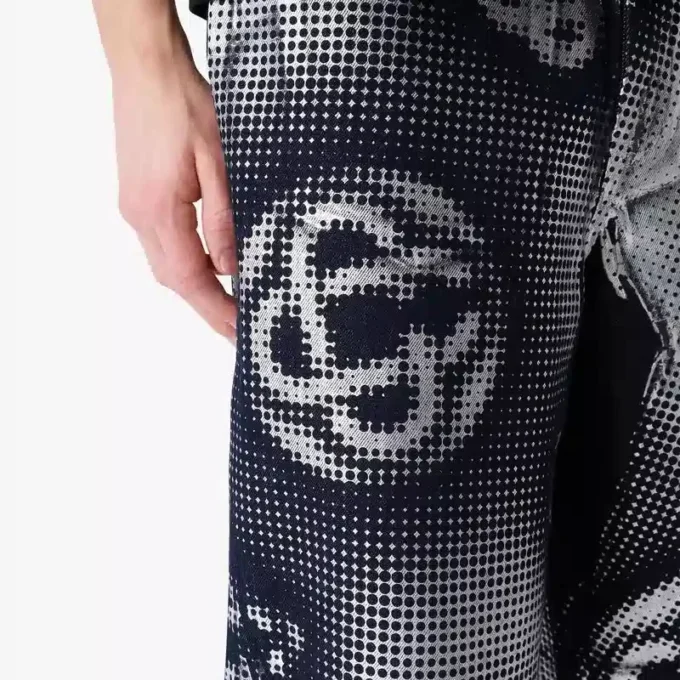 Shorts en denim Monogram nacré Shorts en denim Monogram nacré