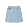 Shorts en denim orné de cristaux Shorts en denim orné de cristaux