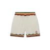 Shorts en dentelle à chevrons
