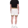 Shorts en dentelle à chevrons