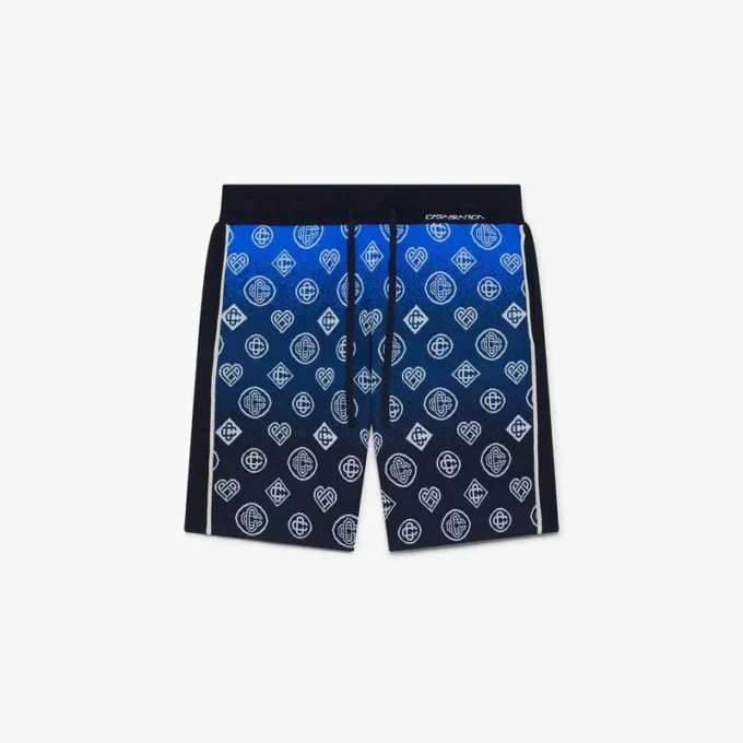 Shorts en maille à motif Monogram dégradé Shorts en maille à motif Monogram dégradé