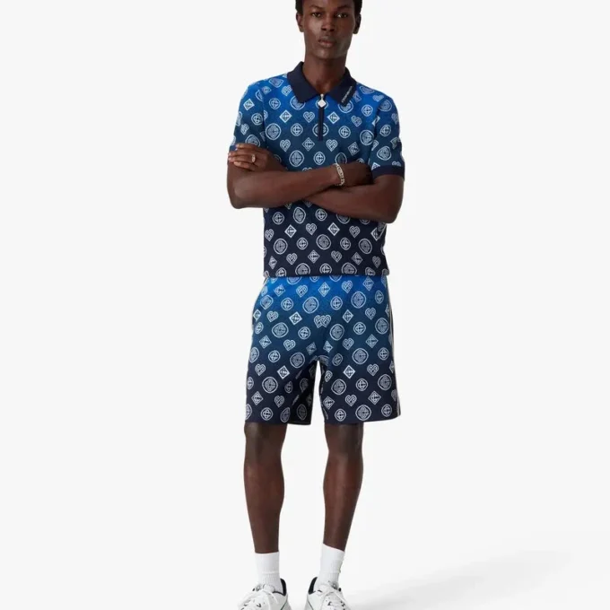 Shorts en maille à motif Monogram dégradé Shorts en maille à motif Monogram dégradé