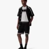 Shorts en maille noire Shorts en maille noire