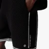Shorts en maille noire Shorts en maille noire