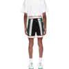Shorts en maille rayée