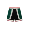 Shorts en maille rayée