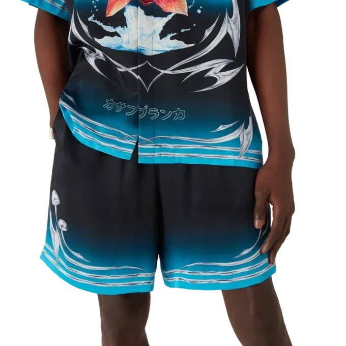 Shorts en satin de soie Blades Shorts en satin de soie Blades