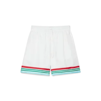 Shorts en soie Casa Way World Series