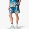 Shorts en soie Collage D&rsquo;icones Graphiques