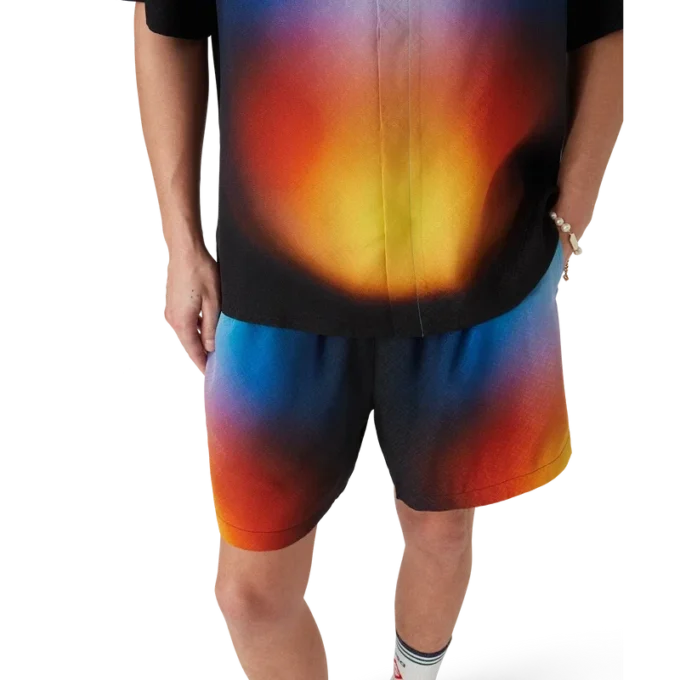 Shorts en soie dégradé Shorts en soie dégradé