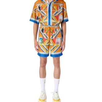 Shorts en soie Escalier Infini