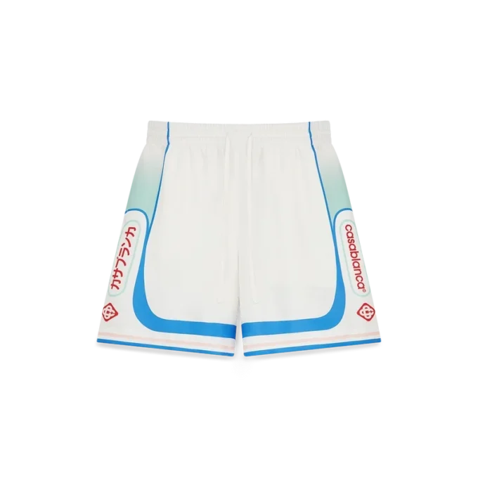 Shorts en soie Fuji Dream Shorts en soie Fuji Dream