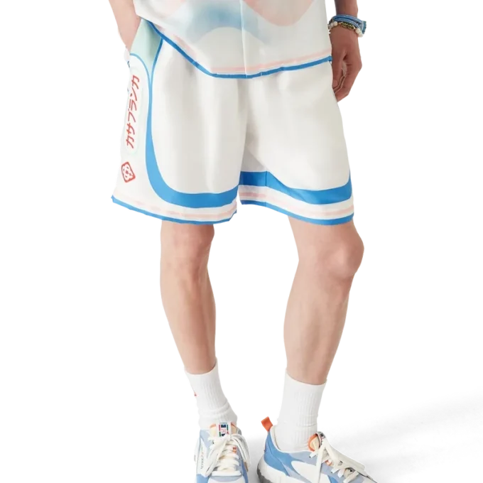 Shorts en soie Fuji Dream Shorts en soie Fuji Dream