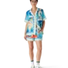 Shorts en soie Galaxy Court Shorts en soie Galaxy Court