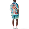 Shorts en soie Galaxy Court Shorts en soie Galaxy Court
