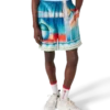 Shorts en soie Galaxy Court Shorts en soie Galaxy Court